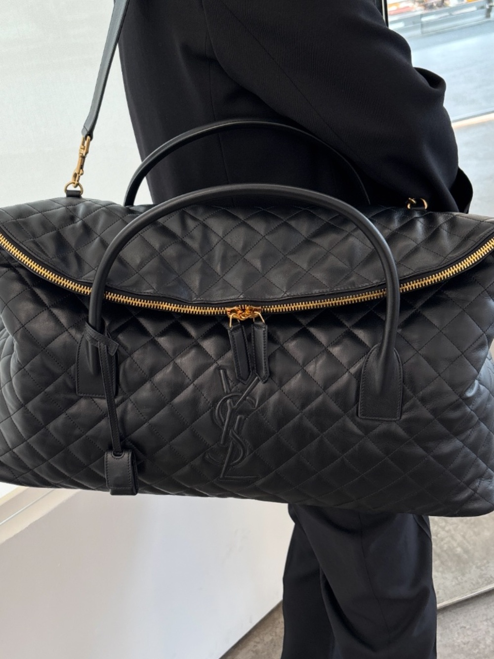 Saint Laurent ES Giant Travel Bag.  Made in Italy.